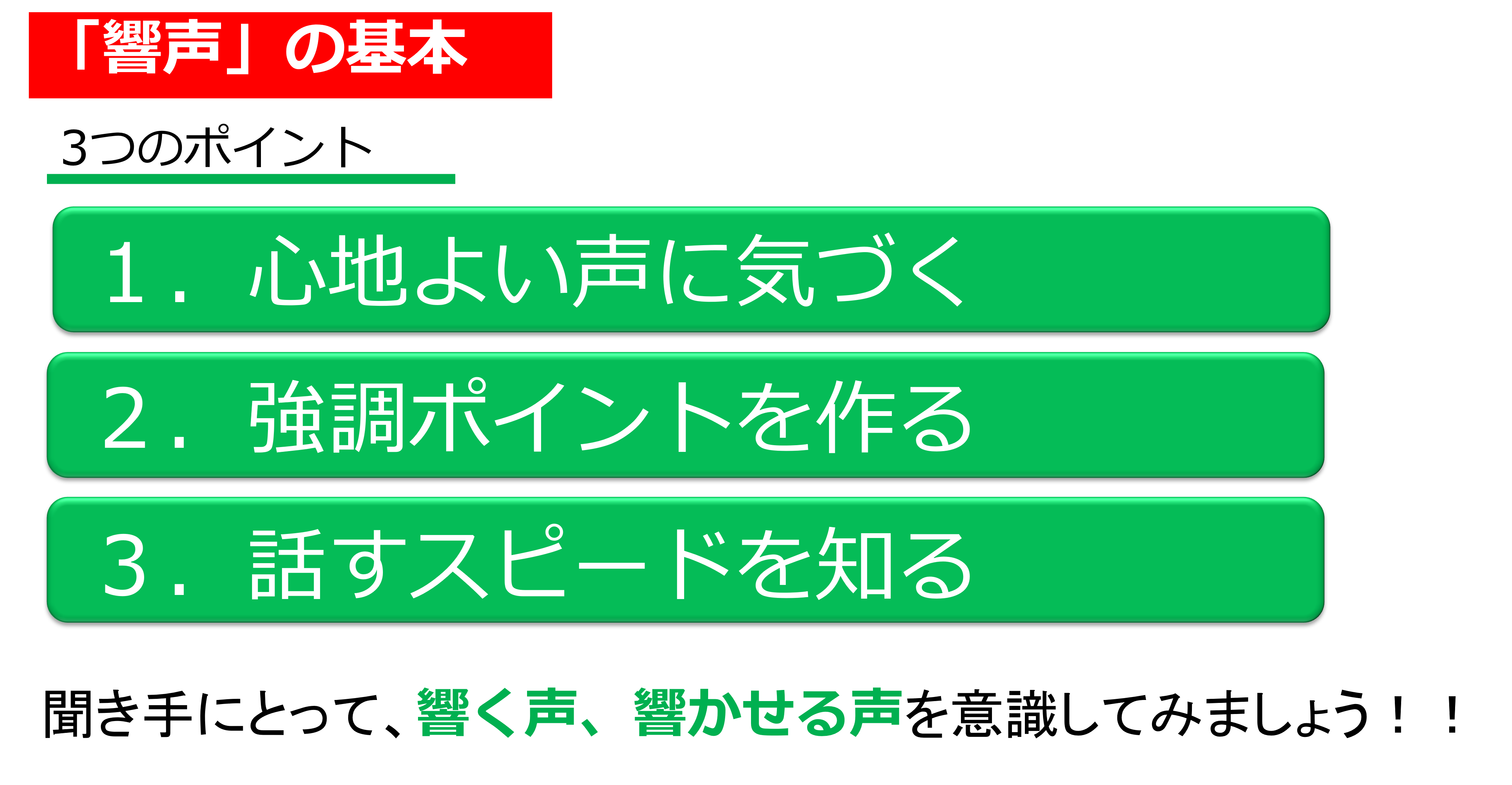 「響声」の基本